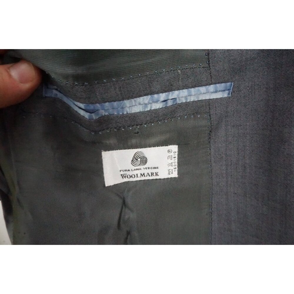Ballantyne Light Gray 100% Wool 2 Pc Suit Jacket Pants 44R BRAND NEW - Picture 7 of 12